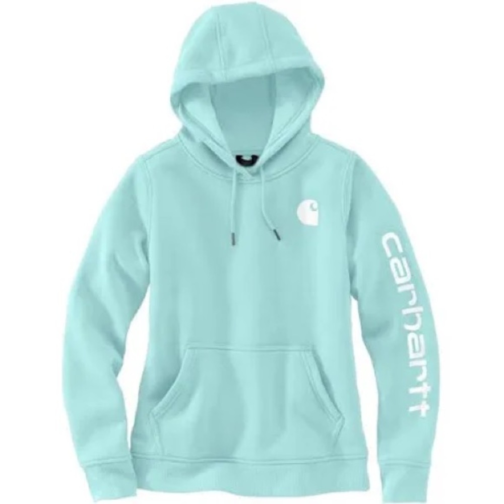 Cathartt pastel Turquoise sweatshirt hoodie